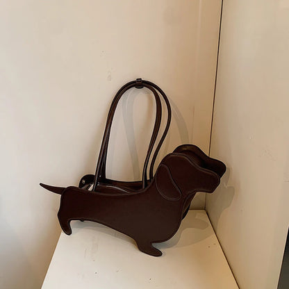 Tas Dames - Mini Handtas in Hondvorm met Hengsels | Schattig