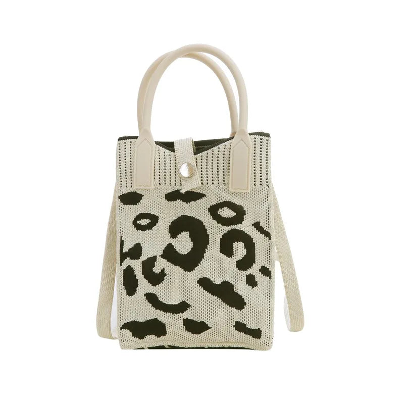 Tas Dames - Gehaakte Nettas met Trekkoord en Binnentas | Boho