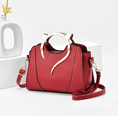 Tas Dames - Stijlvolle Handtas met Gouden Details | Chique