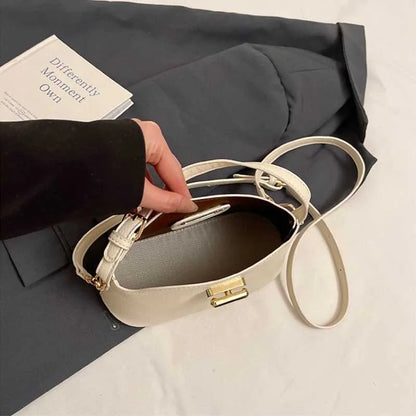 Handtas Dames - Stijlvolle Bucket Bag met Draaisluiting | Chique