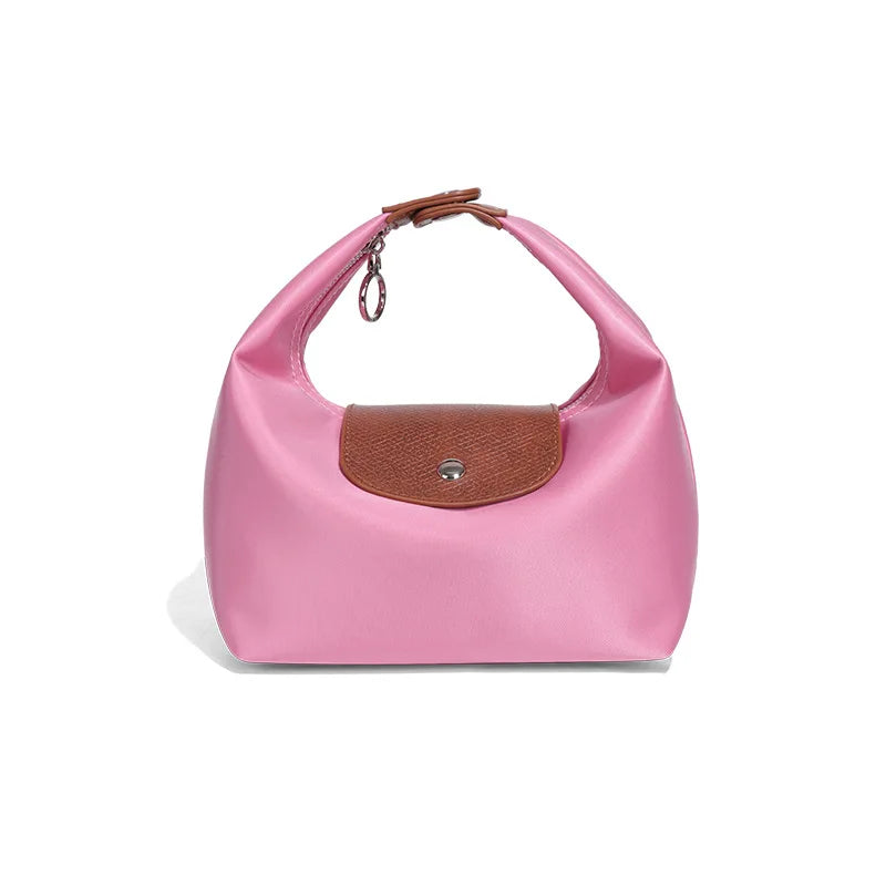 Tas Dames - Halfmaan Schoudertas met Contrasterende Flapdetail | Mini