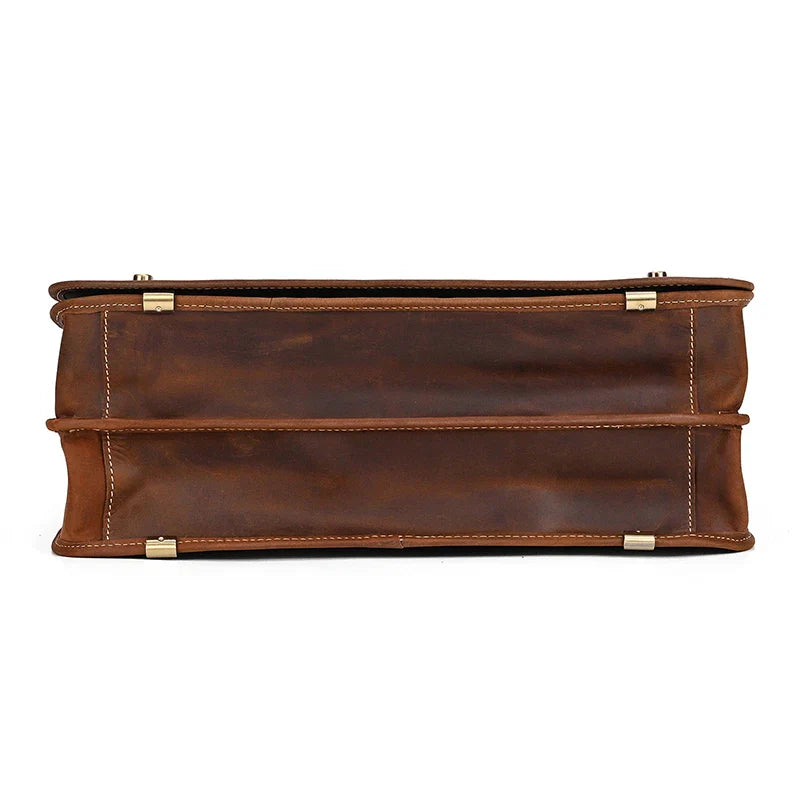 Tas Heren - Klassieke Aktetas met Draaislot en Schouderband | Chic