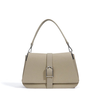 Tas Dames - Stijlvolle Schoudertas met Gesp en Flapdetail | Chique