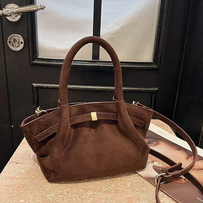 Handtas Dames - Compacte Tas met Strikdetail en Schouderband | Chique