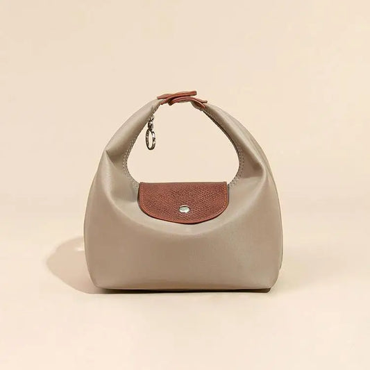 Tas Dames - Halfmaan Schoudertas met Contrasterende Flapdetail | Mini