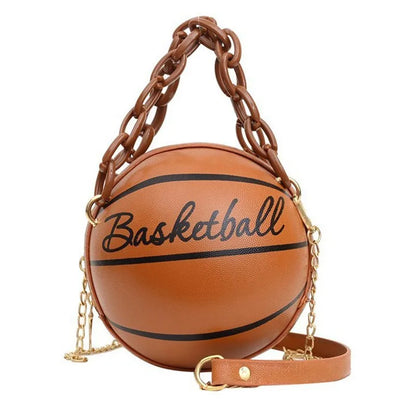 Tas Dames - Ronde Mini Handtas met Ketting | Streetstyle