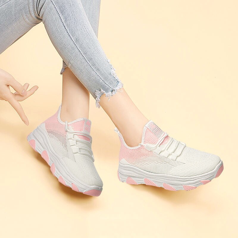 Sneakers Dames - Chunky Zool met Veters | Sportief