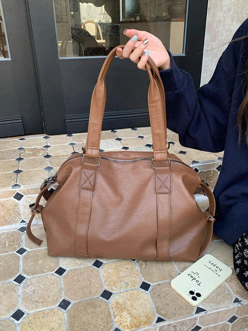 Tas Dames - Grote Schoudertas met Dubbele Handvatten | Casual