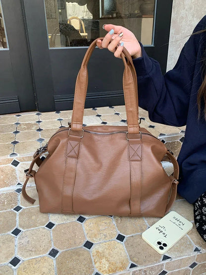 Tas Dames - Grote Schoudertas met Dubbele Handvatten | Casual