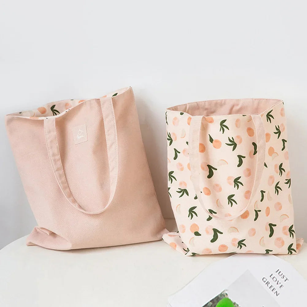 Tas Dames - Omkeerbare Tote Bag met Fruitprint | Speels
