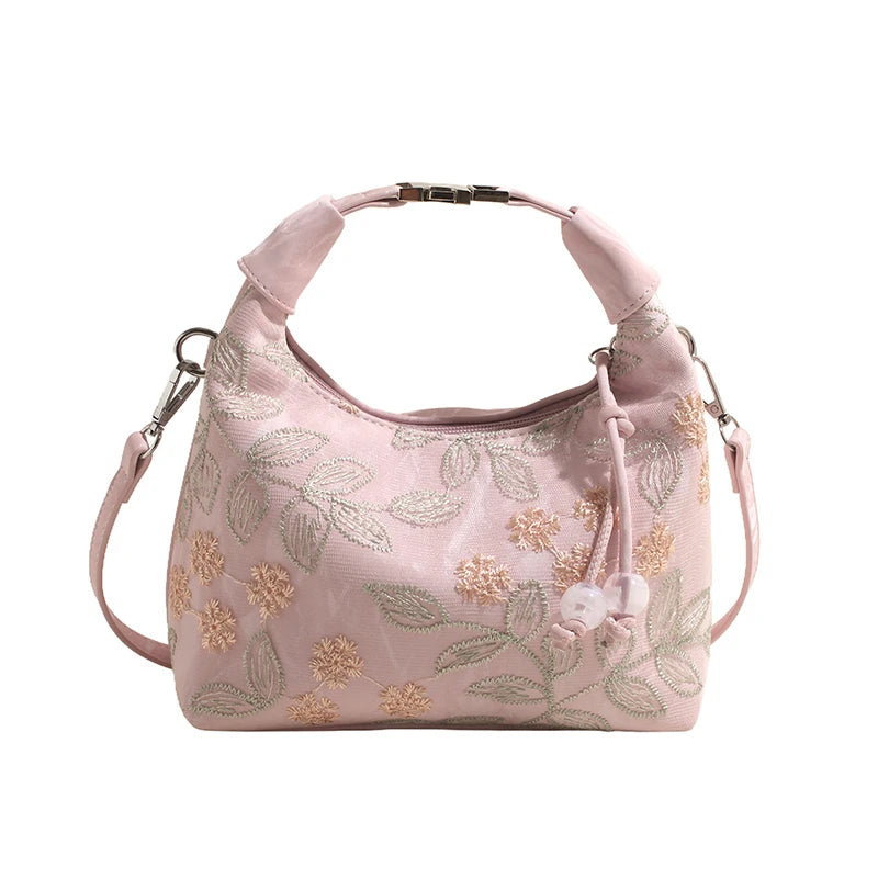 Tas Dames - Crossbody Schoudertas met Bloemenprint | Elegant