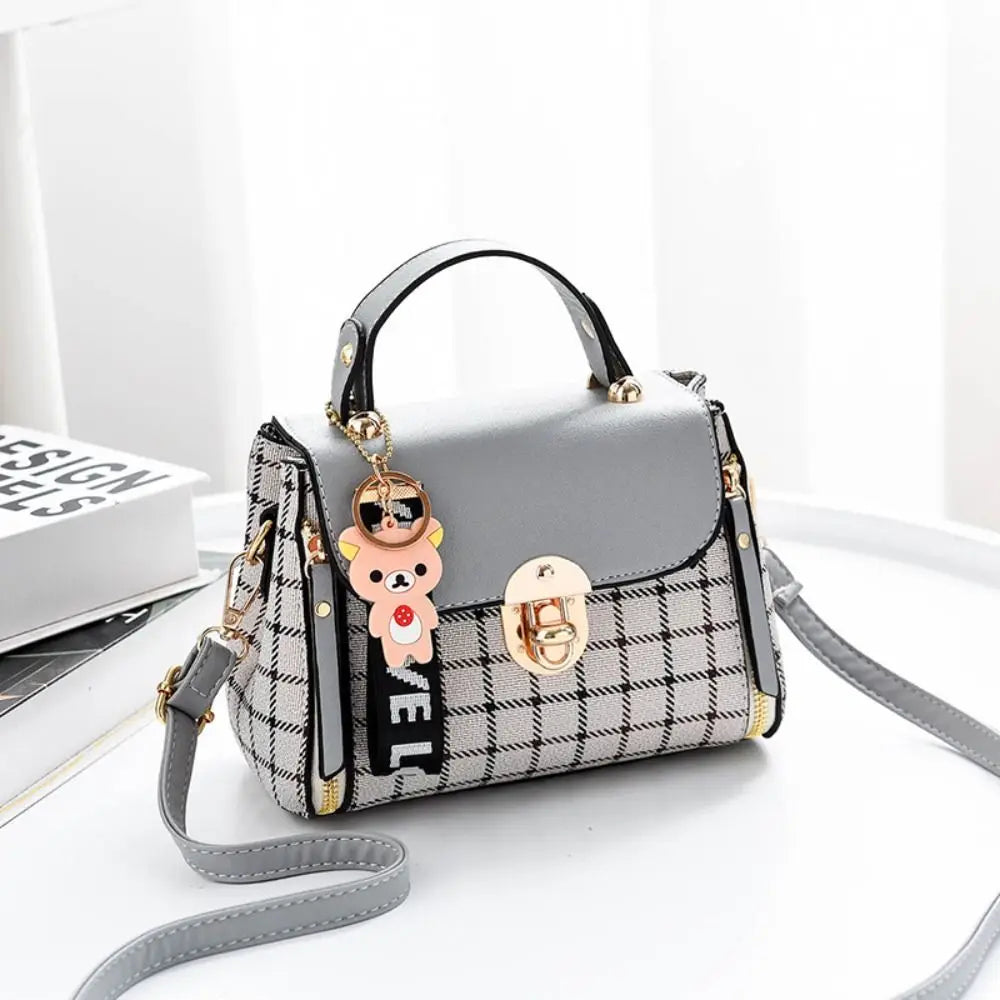 Tas Dames - Mini Handtas met Schouderriem en Slot | Schattig