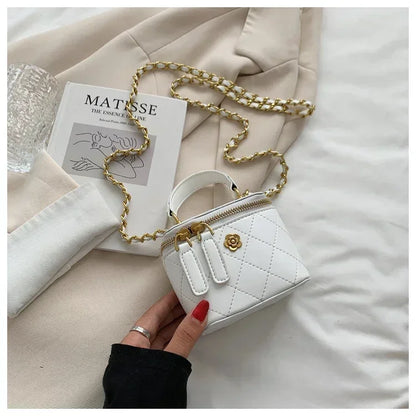 Handtas Dames - Gewatteerd met Ketting en Gouden Details | Chique