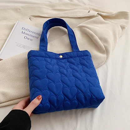 Tas Dames - Gewatteerd met Hartjesprint | Shopper