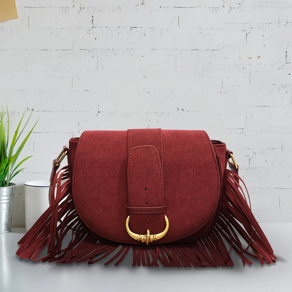 Tas Dames - Crossbody Schoudertas met Franjes | Bohemian