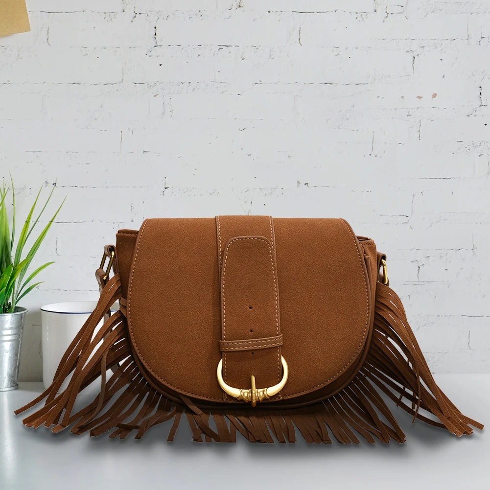 Tas Dames - Crossbody Schoudertas met Franjes | Bohemian