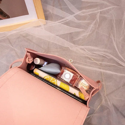 Tas Dames - Gevlochten Crossbody met Gouden Draaislot | Zomer