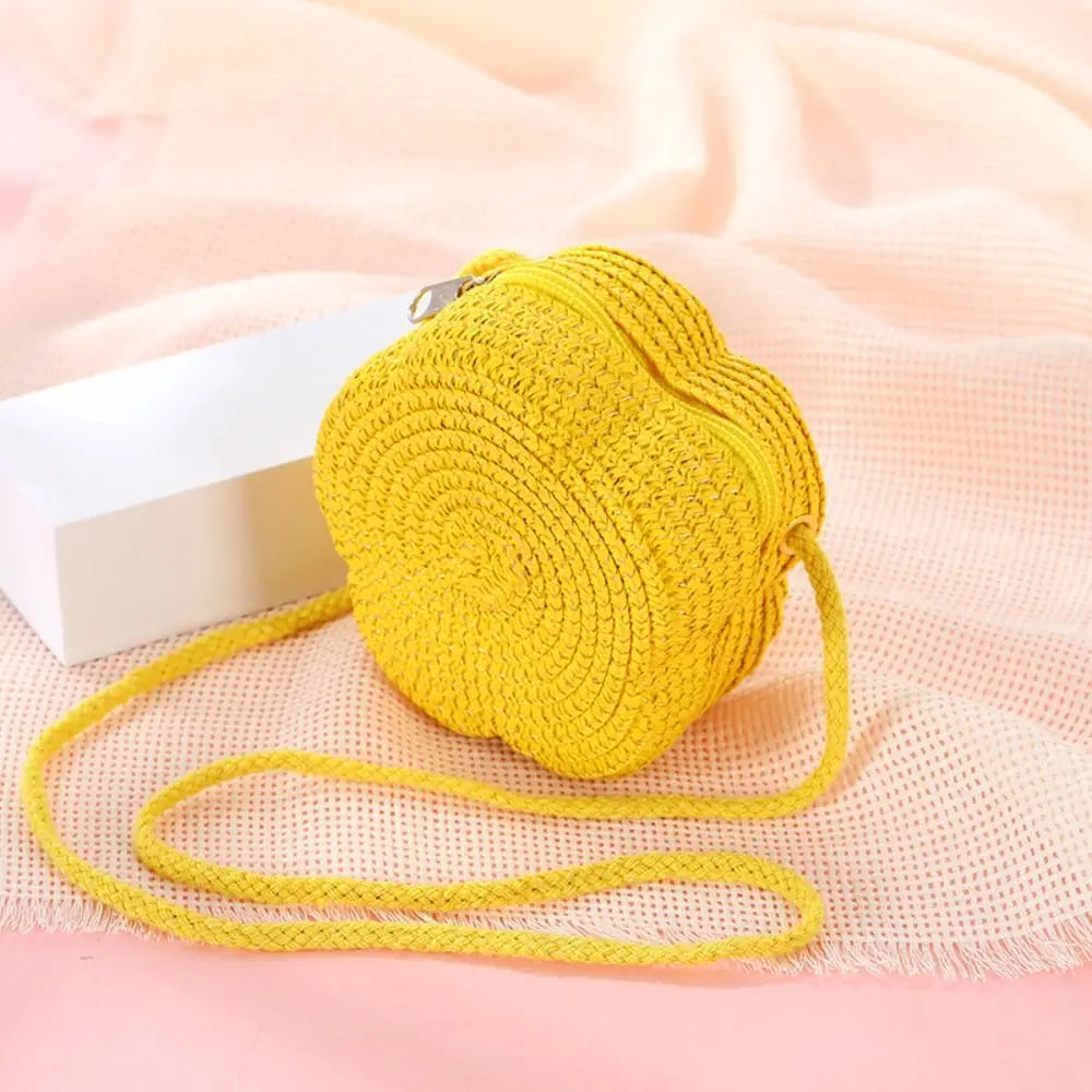 Tas Dames - Ronde Gevlochten Zomertas met Crossbody Riem | Casual