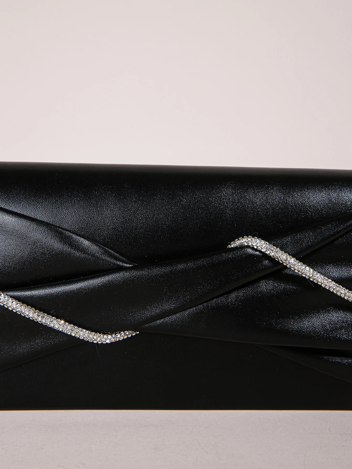 Tas Dames - Glanzende Clutch met Ketting | Elegant