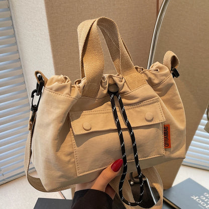 Crossbody Tas Dames - Mini Tas met Voorvakken en Brede Riem | Casual