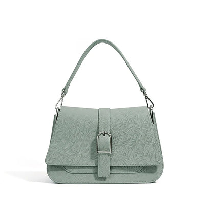 Tas Dames - Stijlvolle Schoudertas met Gesp en Flapdetail | Chique