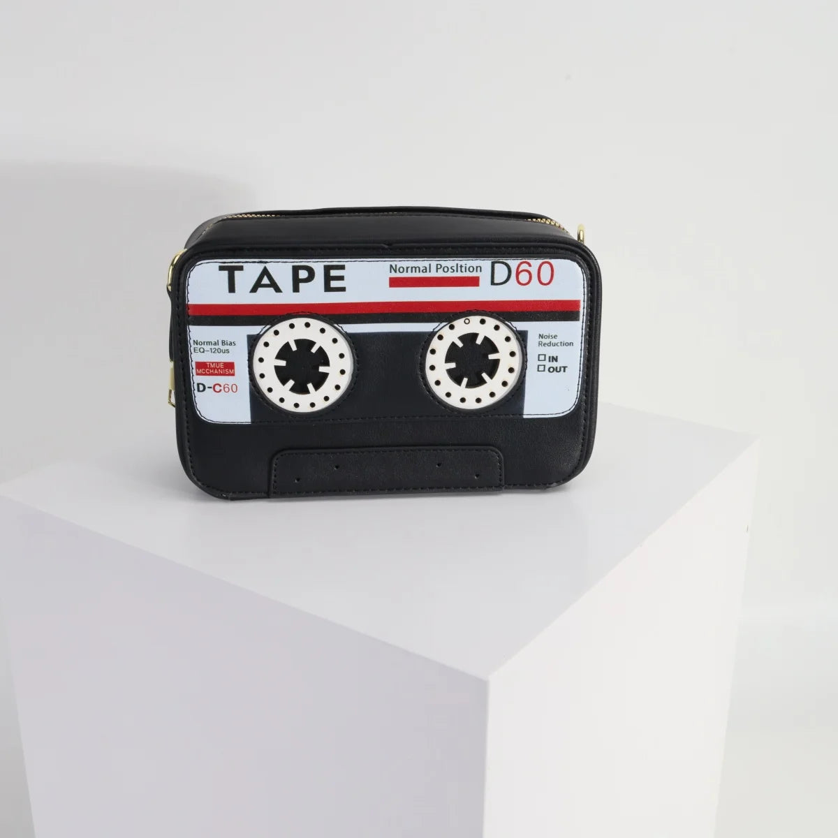 Handtas Dames - Retro Cassettebandje Design met Ketting | Speels