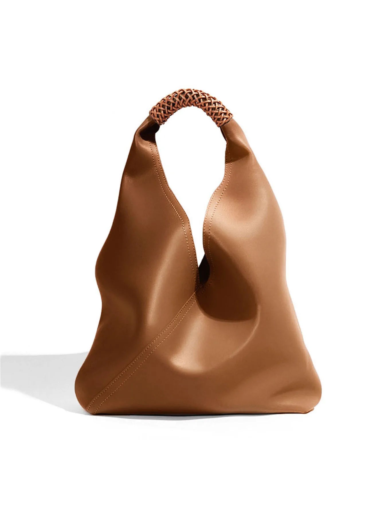Tas Dames - Soepele Hobo Tas met Gevlochten Handvat | Casual