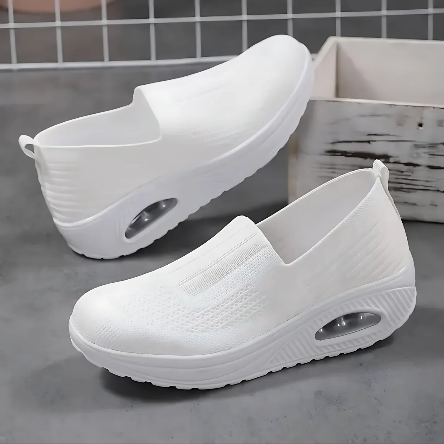 Saar - Casual Comfort Instappers Dames met Luchtkussen Zool en Lichtgewicht Platform