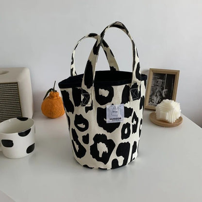 Tas Dames - Bucket Bag met Luipaardprint | Speels en Stijlvol
