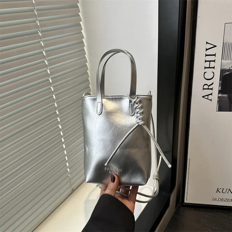 Tas Dames - Mini Crossbody Tas met Handvat en Riem | Chique