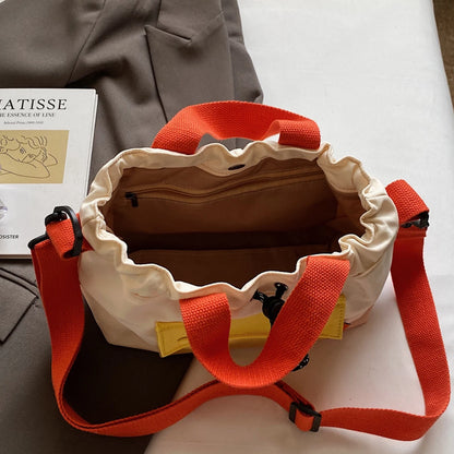 Crossbody Tas Dames - Mini Tas met Voorvakken en Brede Riem | Casual