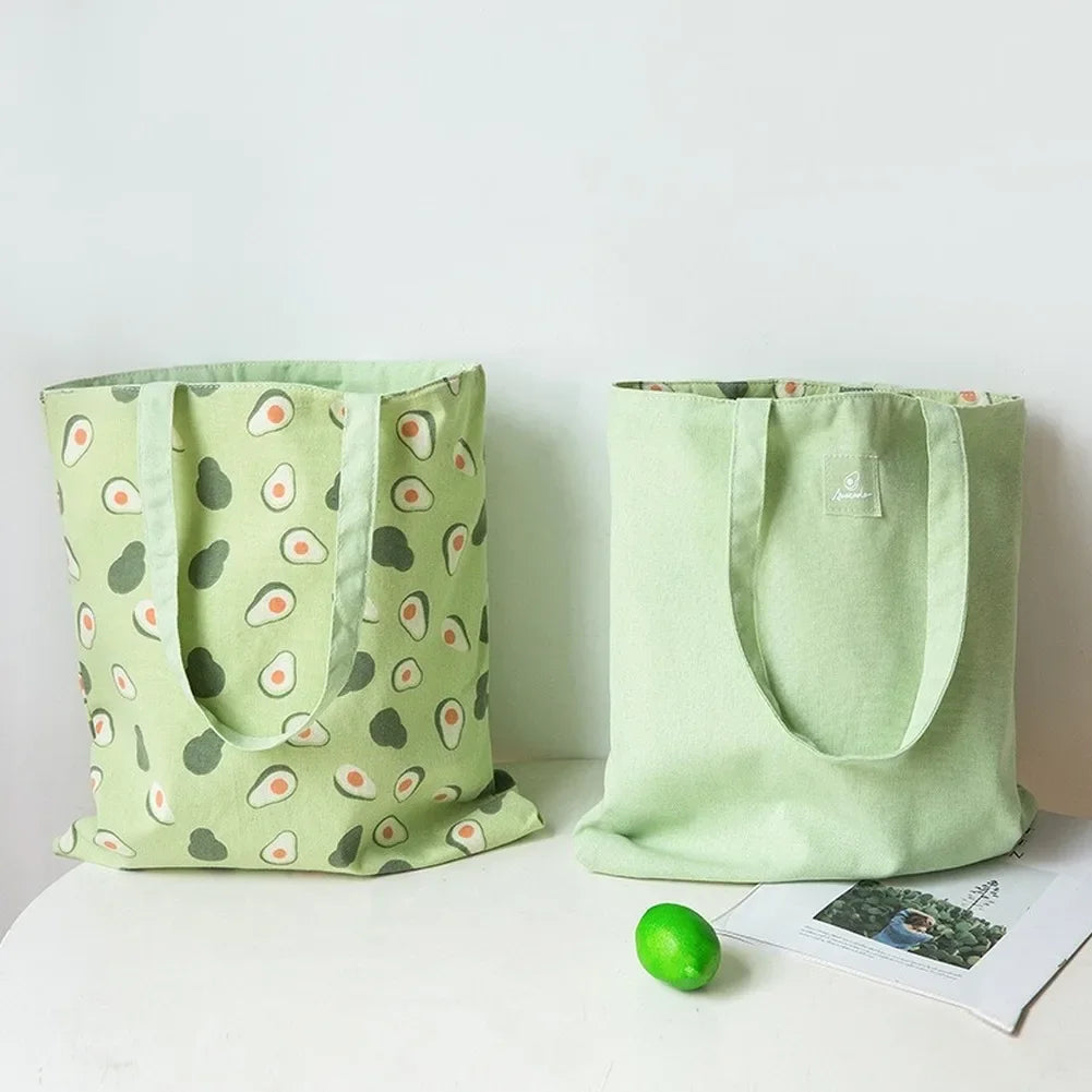 Tas Dames - Omkeerbare Tote Bag met Fruitprint | Speels