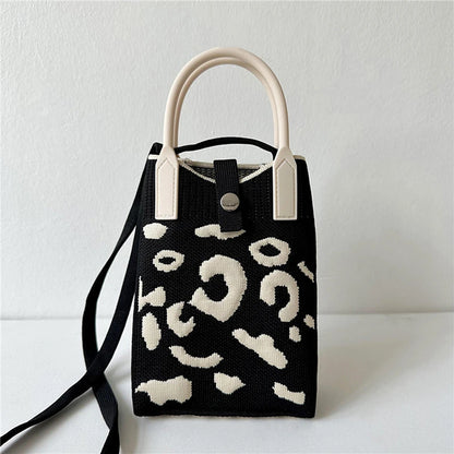 Tas Dames - Gehaakte Nettas met Trekkoord en Binnentas | Boho