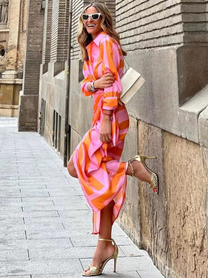 Sanne - Boho Zomerjurk Dames met Wikkelmodel en Driekwartmouwen
