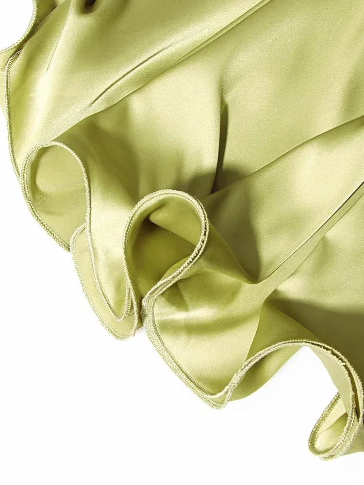 Sanne - Speelse Zomerjurk Dames met Kettingbandjes en Wijde Rok