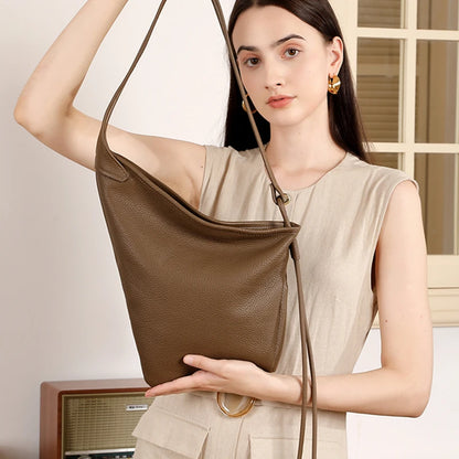 Tas Dames - Oversized Hobo met Trekkoord en Lange Band | Casual