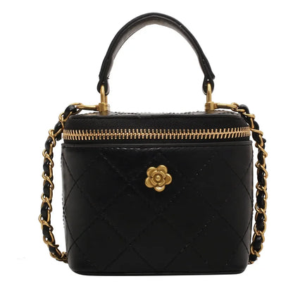 Handtas Dames - Gewatteerd met Ketting en Gouden Details | Chique