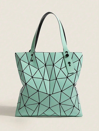 Shopper Dames - Grote Tote Bag met Geometrisch Patroon | Chique