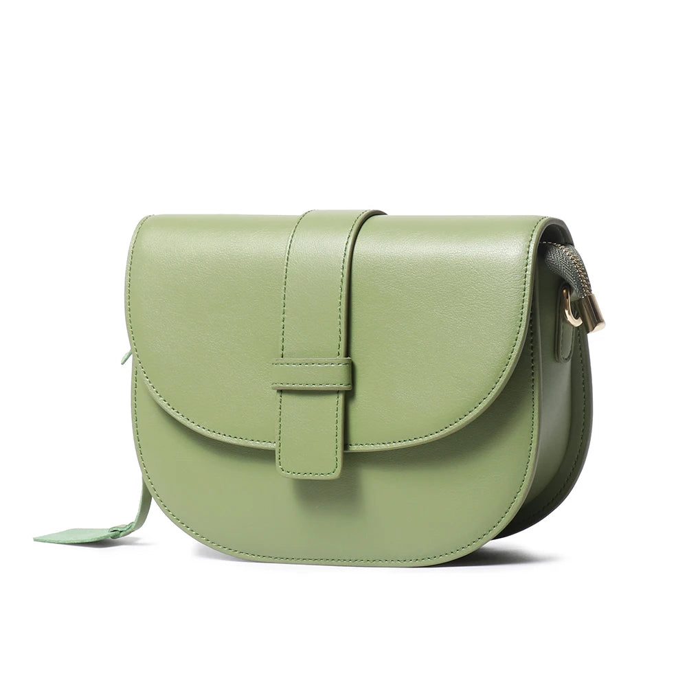 Schoudertas Dames - Crossbody Saddle Bag met Flapsluting | Chique