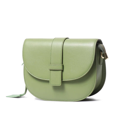 Schoudertas Dames - Crossbody Saddle Bag met Flapsluting | Chique