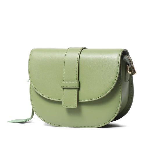 Schoudertas Dames - Crossbody Saddle Bag met Flapsluting | Chique