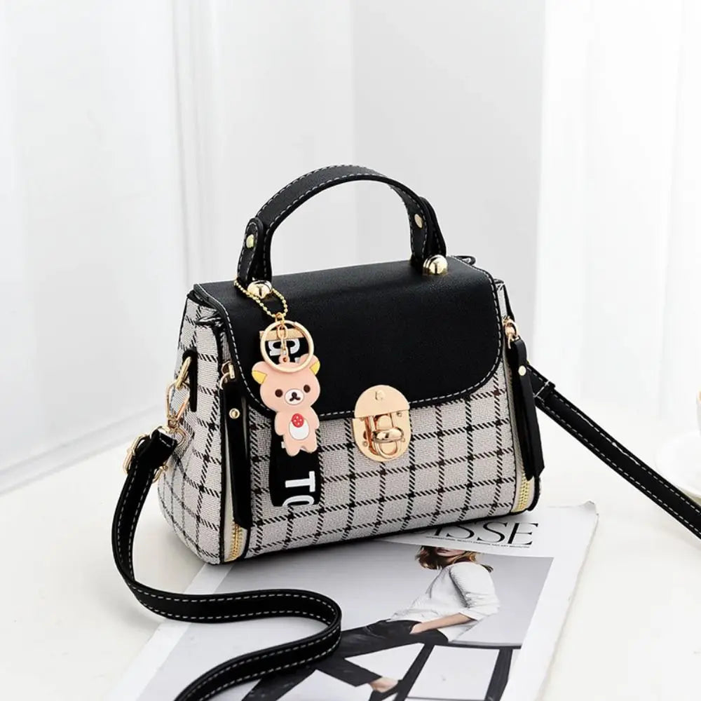 Tas Dames - Mini Handtas met Schouderriem en Slot | Schattig
