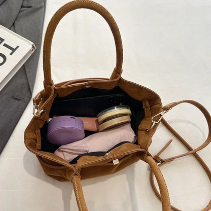 Handtas Dames - Compacte Tas met Strikdetail en Schouderband | Chique