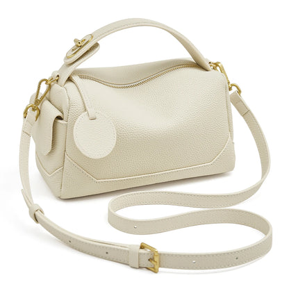 Tas Dames - Schoudertas met Handvat en Gouden Details | Chique
