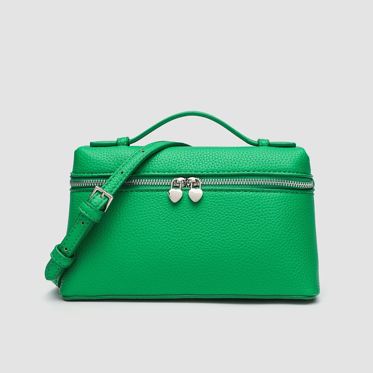 Tas Dames - Rechthoekige Crossbody met Dubbele Rits | Klassiek