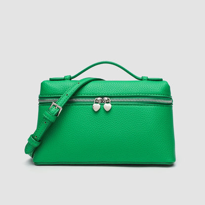 Tas Dames - Rechthoekige Crossbody met Dubbele Rits | Klassiek