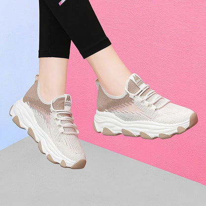 Sneakers Dames - Chunky Zool met Veters | Sportief