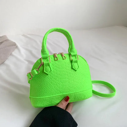 Tas Dames - Handtas met Krokodilprint en Gouden Dubbele Rits | Chique