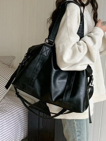 Tas Dames - Grote Schoudertas met Dubbele Handvatten | Casual