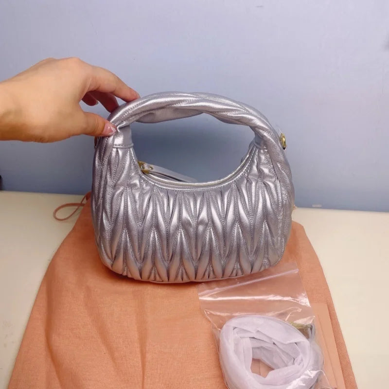 Handtas Dames - Gewatteerde Mini Tas met Handvat | Chique